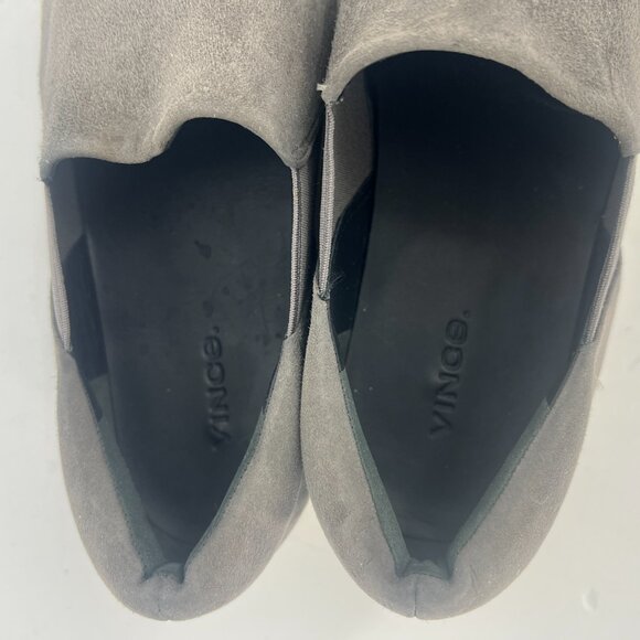 Vince Gray Suede Warren Eco Sneaker - Picture 6 of 12